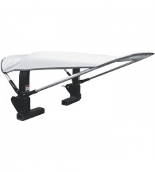 Cozy Cab Gray Acrylic-Coated Nonfolding Poly Sunshade Fits 2in. x 2in. Square Tube+912