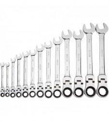 Klutch Flex Ratchet Wrench Set 13-Pc., SAE, 1/4in.–1in.+1707