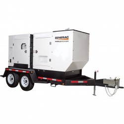 Generac Towable Mobile Diesel Generator Single/3-Phase, Model# 6790+1250