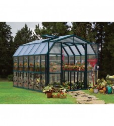 Rion Grand Gardener 2 Clear Greenhouse 8ft.W x 12ft.L, Model# HG7212C+1986