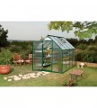 Palram Nature Greenhouse 6ft.W x 8ft.L, Green, Model# HG5008G
