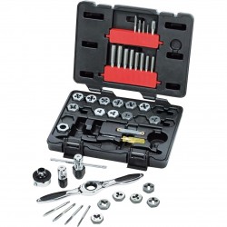 GearWrench Tap and Die Drive Tools 40 Pc SAE Set, Model# KDS3885+1454
