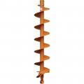 Blade Type Bit for Earth Auger Powerhead 4in. Dia. x 30in.L, Fits One-Person Powerhead BravePro Model BRP240HHD