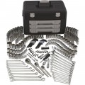 Klutch Mechanics Tool Set 245 Pc, 1/4in., 3/8in. & 1/2in. Drive