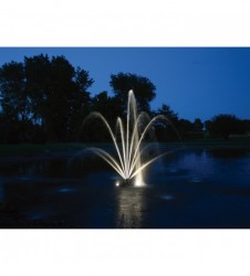 Kasco LED Puck Lights for X-Stream Pond Fountains 100-Ft. Power Cord, Model# LED8012W100+2763