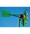 Outdoor Water Solutions Windmill Aerator 20Ft., Green & Yellow, Model# PCW0130