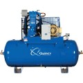 Quincy QP-10 Pressure Lubricated Reciprocating Air Compressor 10 HP, 460 Volt, 3 Phase, 120-Gallon Horizontal, Model# 3103DS12HCA46