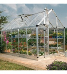 Palram Snap and Grow Greenhouse 6ft.W x 16ft.L, 96 sq. ft., Model# HG6016+1942