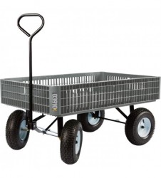 Farm Tuff Crate Garden Wagon 800 Lb Capacity, 46in.L x 30in.W, Model# 03910+2617