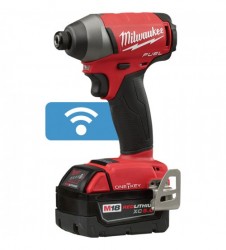 Milwaukee M18 FUEL Cordless Combo Kit with ONE-KEY 1/2in. Hammer Drill/Driver and 1/4in. Hex Impact Driver, With 2 M18 5.0Ah XC Batteries, Model# 2796-22+3196