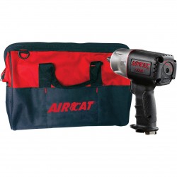 AirCat Composite Air Impact Wrench 1/2in. Drive, 8 CFM, 1,295 Ft.-Lbs. Torque, FREE Tool Bag, Model# 1150+178