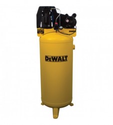 DeWALT Vertical Air Compressor 60 Gallon Cast Iron Oil Lubricated Belt Drive, 3.7 HP, Model# DXCMLA3706056+461