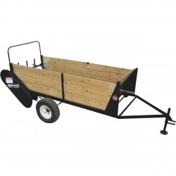 Farm Tuff Manure Spreader 1800 Lb 40 Bushel Capacity, Model# MS-4000G+730