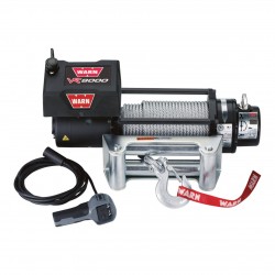 WARN 12 Volt DC Powered Electric Vehicle Recovery Winch 8000Lb Capacity, Galvanized Steel Rope, Model# M8000+1665