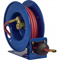 Coxreels Little Giant Series Hose Reel With 3/8in. x 20ft. PVC Hose, Max. 300 PSI, Model# LG-LP-320+304