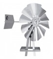 Outdoor Water Solutions Ornamental Garden Windmill 8ft.3in.H, Galvanized Finish, Model# BYW0038