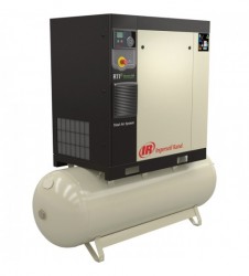 Ingersoll Rand Rotary Screw Compressor 15 HP, 230 Volt/3-Phase, 53.9 CFM @ 115 PSI, 120-Gallon Tank, Model# 48670731+567