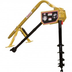 King Kutter PTO Posthole Digger With 6in. Auger, Model# PHD-06-SC-YK+799