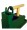 Load Quip Steel Bucket Forks 2,800-Lb. Capacity, Green, Model# 29211778