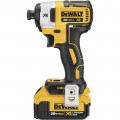 MAX XR Brushless Impact Driver Kit 20 Volt Dewalt 1/4in. Hex Drive, 3-Speed, Tw0 4.0Ah Li-Ion Batteries, Model# DCF887M2