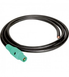 CEP Power Cord with Cam Lock 200 Amps, 10Ft.L, Green, Model# 6121PG+1478