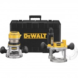 Dewalt Heavy Duty Fixed Base/Plunge Router Kit 1 3/4 HP, Model# DW616PK+3600