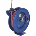 Coxreels P Series Air/Water Hose Reel With 1/4in. x 50ft. PVC Hose, Max. 300 PSI Model# EZ-P-LP-150