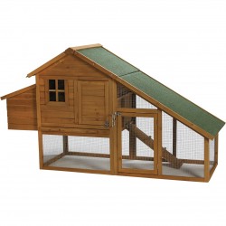 Wooden Chicken Coop with Ramp Houses 3 to 4 Hens+901