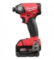 Milwaukee M18 FUEL Cordless 1/2in. Hammer Drill/Driver & 1/4in. Hex Impact Driver Combo Kit With 2 Batteries, Model# 2897-22