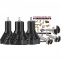 Lumberjack Tools Commercial Series Tenon Cutter Kit Master Kit, 1in., 1 1/2in. & 2in. Tenon Cutters and Forstner Bits, Model# CSK3