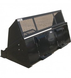 Paumco Extended Bucket Backstop 74in.L, Adds 27 Cu. Ft. Capacity, Model# 1107-74+1078