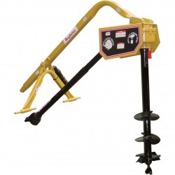 King Kutter PTO Posthole Digger With 9in. Auger, Model# PHD-09-SC-YK+800