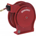Reelcraft Air/Water Side Mount Retractable Hose Reel With 3/8in. x 50ft. PVC Hose., Max. 300 PSI, Model# RT650-OLPSM-92