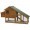 Wooden Chicken Coop with Ramp Houses 3 to 4 Hens