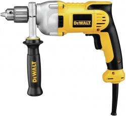 Dewalt Vsr Pistol Grip Corded Electric Drill 1/2in. Chuck, 10.0 Amp, 1,250 RPM, Model# DWD210G+3342