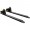 Load Quip Steel Bucket Forks 2,800-Lb. Capacity, Black, Model# 29211768