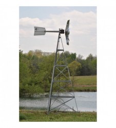 Outdoor Water Solutions Windmill Aerator 20Ft., Galvanized, Model# AWS0013+2897