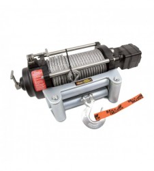 Mile Marker H Series 12 Volt DC Powered Hydraulic Winch 9000Lb Capacity, Galvanized Aircraft Cable, Model# H9000+1623