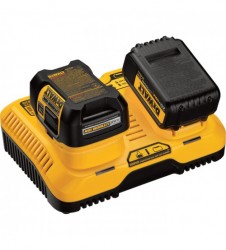 Combination Dual Port Charger Dewalt Model# DCB103+3340