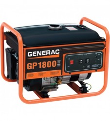 Generac GP1800 Portable Generator 2050 Surge Watts, 1800 Rated Watts, Model# 5981+1333