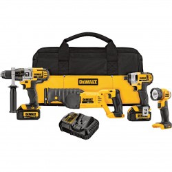 Dewalt 20V Premium Cordless Combo Kit 4-Tool Set With 2 Batteries, Model# DCK492L2+3152