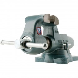 Wilton Serrated Machinist Bench Vise 6in. Jaw Width, Swivel Base, Model# 600S+1675