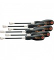 Beta Flexible Shaft Hex Nut Driver Set 6 Pc, Metric, Model# 943FL/S6