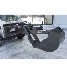 Equip All Commercial-Grade Skid-Steer Grapplehoe 2,000-Lb. Capacity, Model# Q860+1041