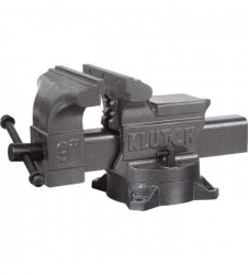 Klutch Heavy-Duty Bench Vise 9in. Jaw Width+1596