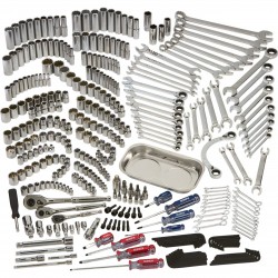 Klutch Mechanics Tool Set 360 Pc, 1/4in., 3/8in. & 1/2in. Drive+1462