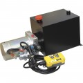 NorTrac Dump Trailer Power Unit with 12V DC Motor For Single-Acting Cylinder, 3.2 Gal. Reservoir