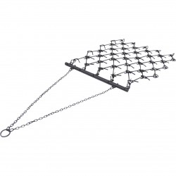 Heavy Duty Drag Harrow Field Tuff 4ft. x 4ft., 7 Tine Rows, 1/2in. Dia. Tines, Model# HDHA-44+1786