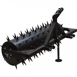 Yard Tuff 3-Pt. Spike Aerator 48in.W, 108 Aerator Spikes, Model# YTF-48SA3PT+863