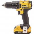 Dewalt 20 Volt Max Li-Ion 1/2in. Cordless Compact Drill/Driver & 1/4in. Impact Driver Combo Kit With 2 Batteries, Model# DCK280C2